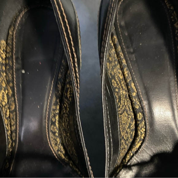 Zara Patent Leather Mary Jane kitten Heel Women Size 8 Y2K Acadamia Career - Picture 6 of 8